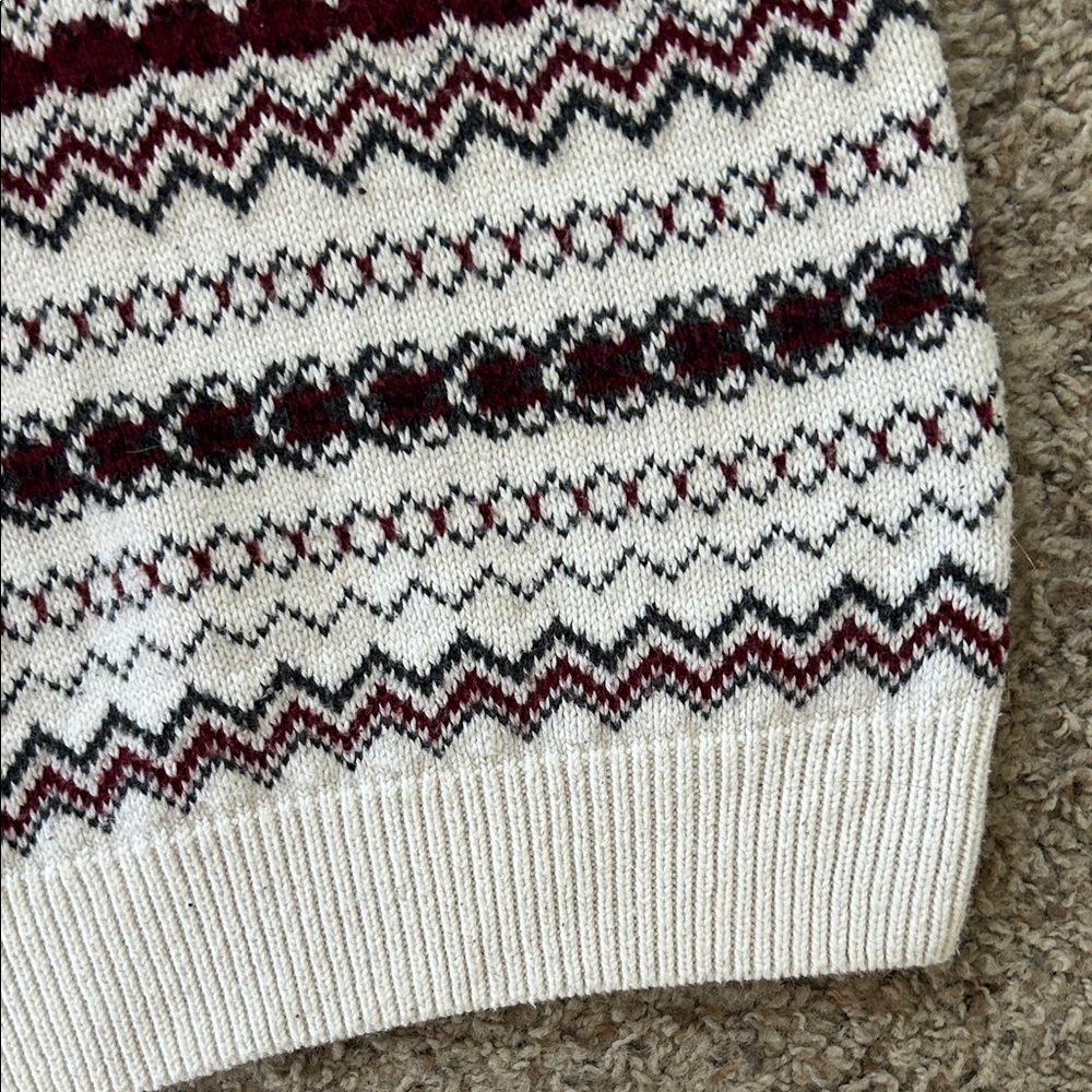 Vintage Thick Patterned Sweater - Picture 5 of 13